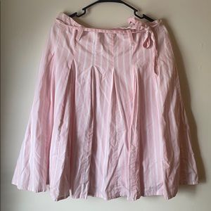Express Pink & White A-line Skirt Size 8